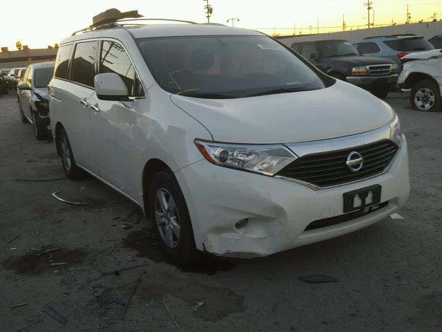 JN8AE2KP3D9069945 - 2013 NISSAN QUEST S WHITE photo 1