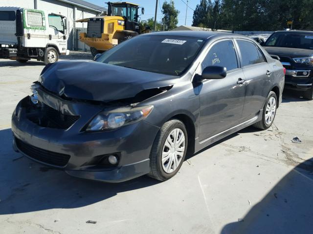 1NXBU40EX9Z039146 - 2009 TOYOTA COROLLA BA CHARCOAL photo 2