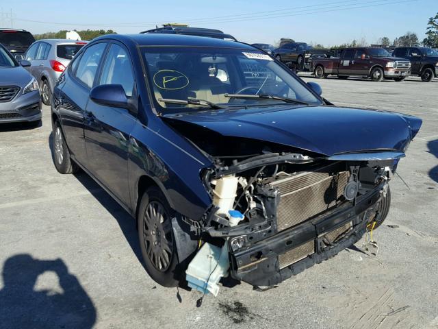 KMHDU4AD8AU014975 - 2010 HYUNDAI ELANTRA BL BLUE photo 1