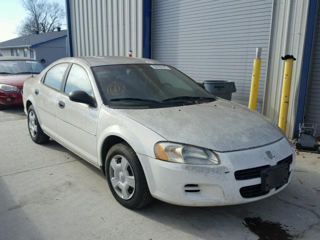 1B3EL36XX3N588744 - 2003 DODGE STRATUS SE WHITE photo 1