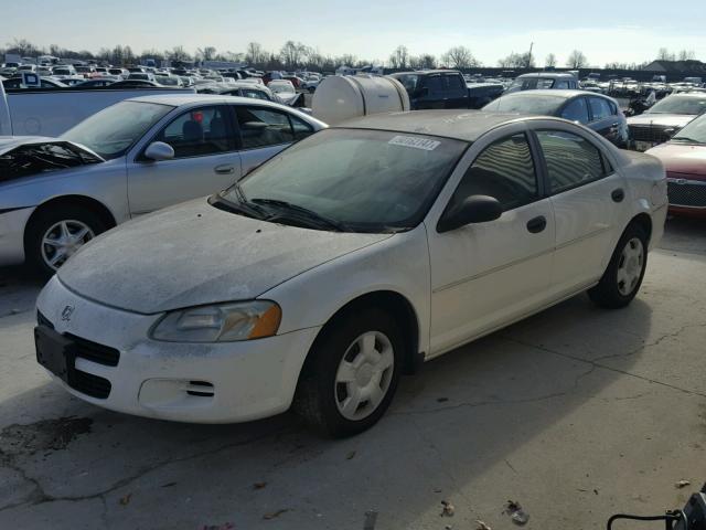 1B3EL36XX3N588744 - 2003 DODGE STRATUS SE WHITE photo 2