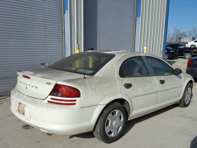 1B3EL36XX3N588744 - 2003 DODGE STRATUS SE WHITE photo 4