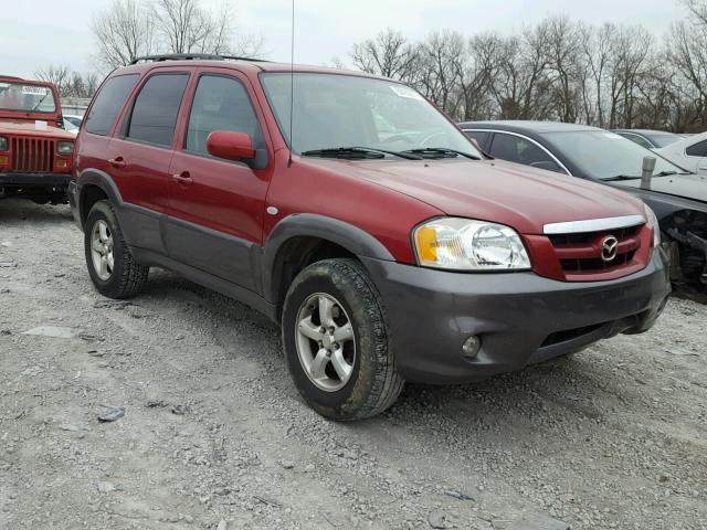 4F2YZ94156KM06790 - 2006 MAZDA TRIBUTE S MAROON photo 1