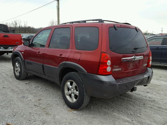 4F2YZ94156KM06790 - 2006 MAZDA TRIBUTE S MAROON photo 3