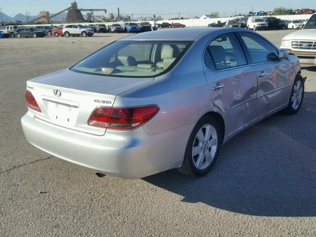 JTHBA30G865146273 - 2006 LEXUS ES 330 SILVER photo 4