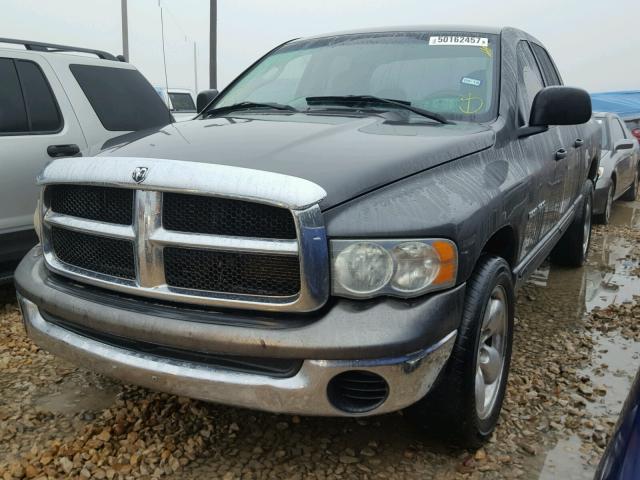 1D7HA18N64S718710 - 2004 DODGE RAM 1500 S GRAY photo 2