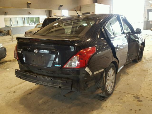 3N1CN7AP8FL951418 - 2015 NISSAN VERSA S BLACK photo 4