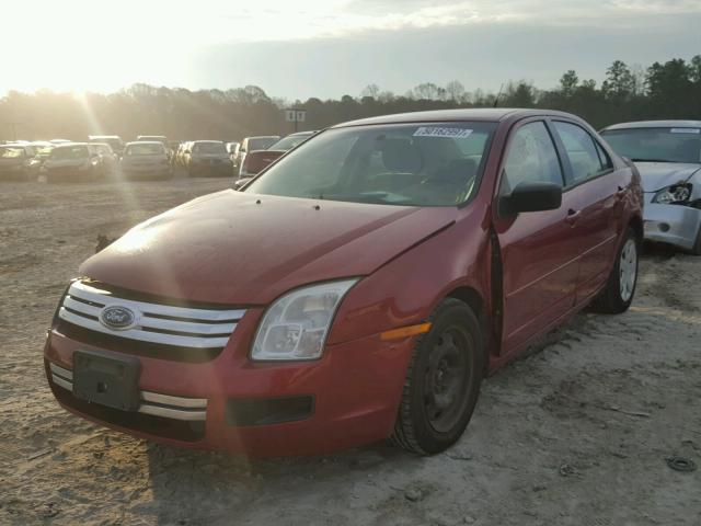 3FAHP06Z78R174475 - 2008 FORD FUSION S RED photo 2
