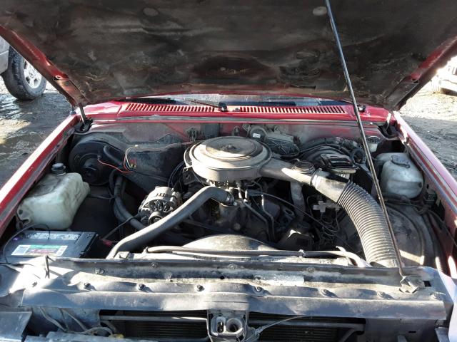 1GKCT18R6K0523639 - 1989 GMC S15 JIMMY RED photo 7