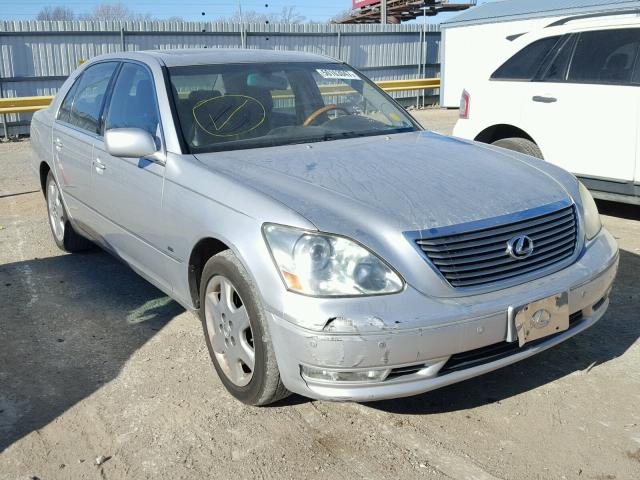 JTHBN36F640141196 - 2004 LEXUS LS 430 SILVER photo 1