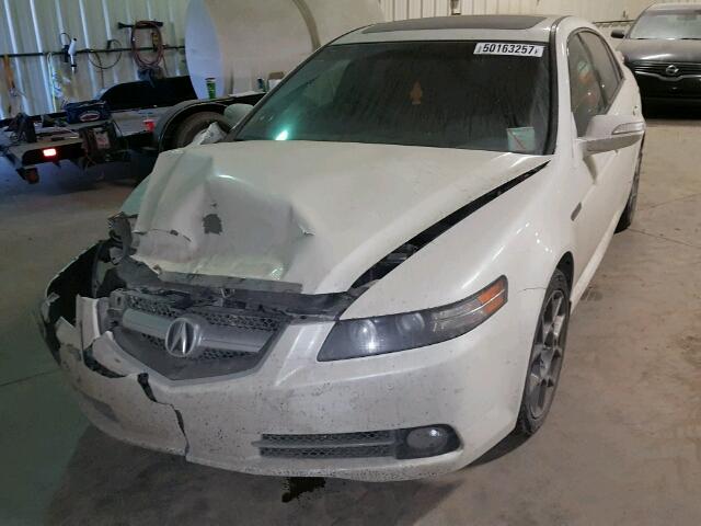 19UUA76597A800117 - 2007 ACURA TL TYPE S WHITE photo 2