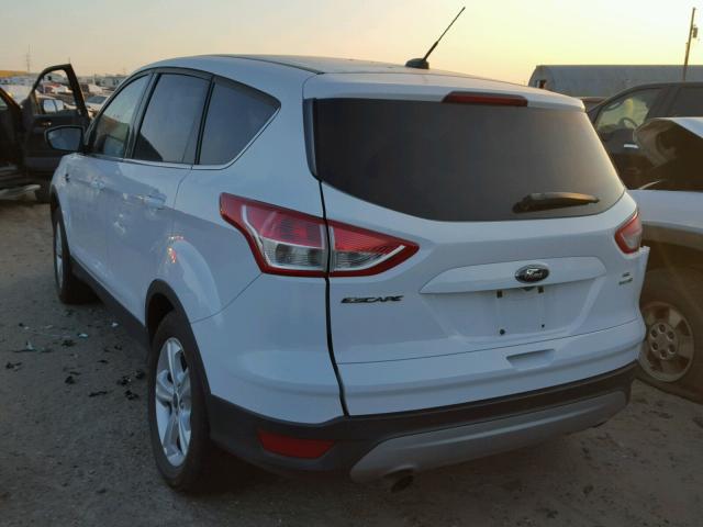 1FMCU9G96FUC27586 - 2015 FORD ESCAPE SE WHITE photo 3