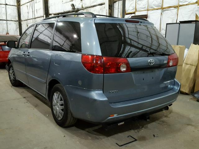 5TDZA23C26S581917 - 2006 TOYOTA SIENNA CE BLUE photo 3