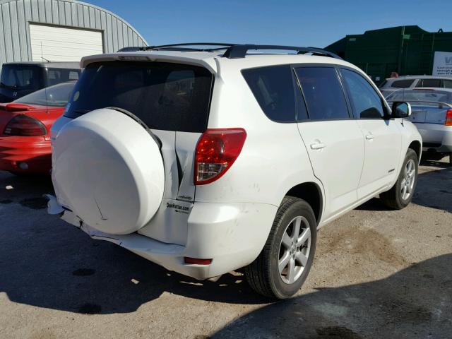 JTMBD31V575088369 - 2007 TOYOTA RAV4 LIMIT WHITE photo 4