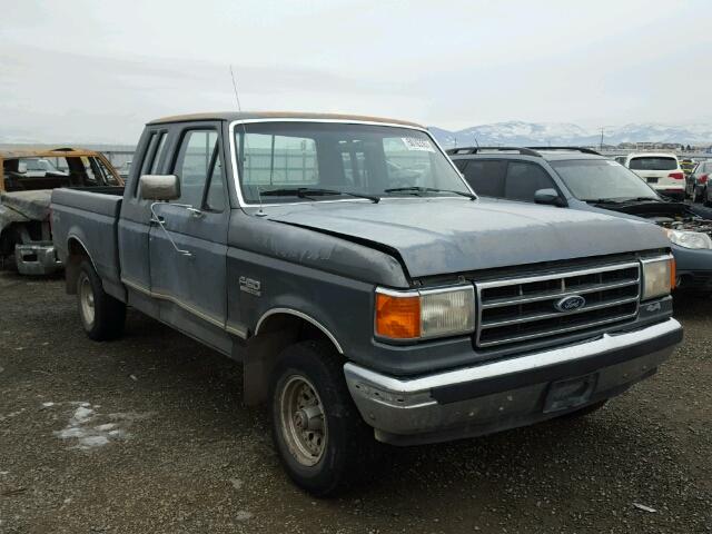 1FTEX14Y8MKA37671 - 1991 FORD F150 رمادي صورة 1