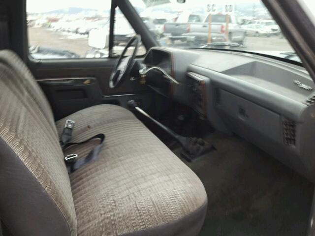 1FTEX14Y8MKA37671 - 1991 FORD F150 رمادي صورة 5