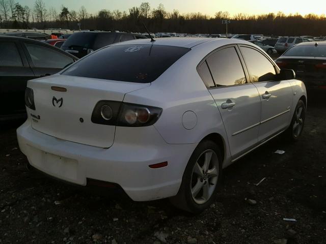 JM1BK323871764825 - 2007 MAZDA 3 S WHITE photo 4