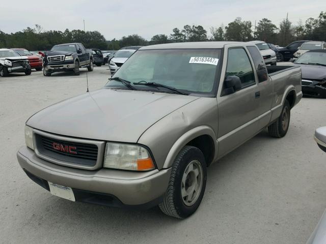 1GTCS1941Y8138632 - 2000 GMC SONOMA BEIGE photo 2