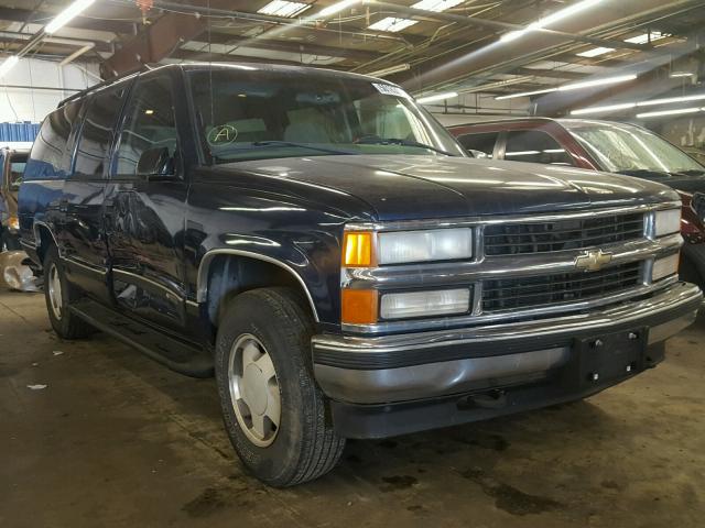 1GNFK16RXXJ576853 - 1999 CHEVROLET SUBURBAN K BLUE photo 1