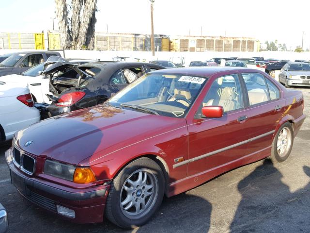 WBACD4322TAV38846 - 1996 BMW 328 I AUTO RED photo 2