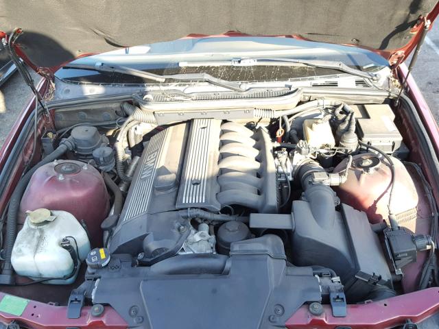 WBACD4322TAV38846 - 1996 BMW 328 I AUTO RED photo 7