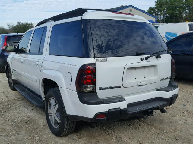 1GNES16PX46108596 - 2004 CHEVROLET TRAILBLAZE WHITE photo 3