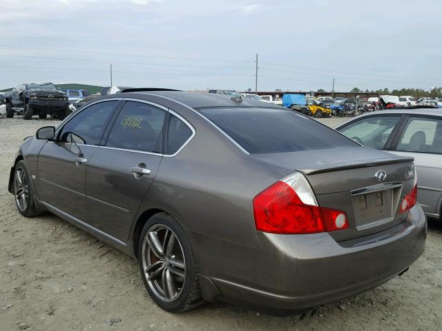 JNKBY01E97M403133 - 2007 INFINITI M45 BASE TAN photo 3