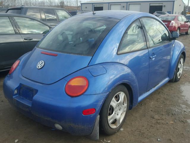 3VWCC21C7XM413692 - 1999 VOLKSWAGEN NEW BEETLE BLUE photo 4