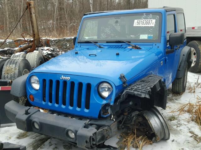 1C4AJWAG2CL122412 - 2012 JEEP WRANGLER S BLUE photo 2