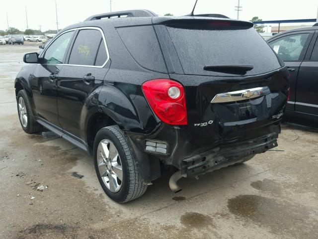 2GNALPEK2D1173017 - 2013 CHEVROLET EQUINOX LT BLACK photo 3