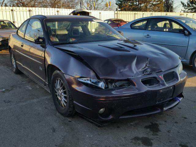 1G2WR12102F182248 - 2002 PONTIAC GRAND PRIX Bənövşəyi foto 1