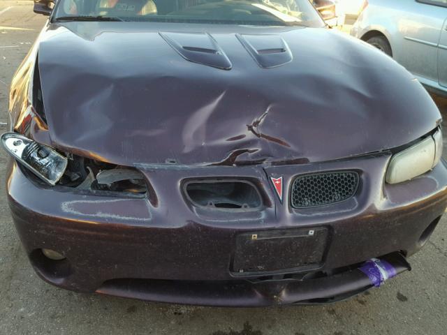 1G2WR12102F182248 - 2002 PONTIAC GRAND PRIX PURPLE photo 9