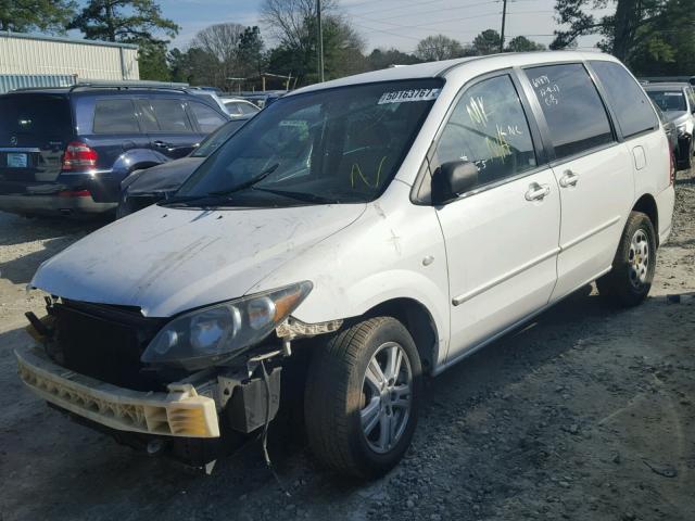 JM3LW28A440512555 - 2004 MAZDA MPV WAGON WHITE photo 2