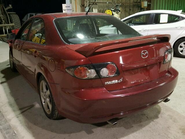 1YVHP80C565M41121 - 2006 MAZDA 6 I RED photo 3