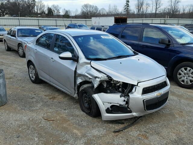 1G1JA5SHXD4143319 - 2013 CHEVROLET SONIC LS SILVER photo 1