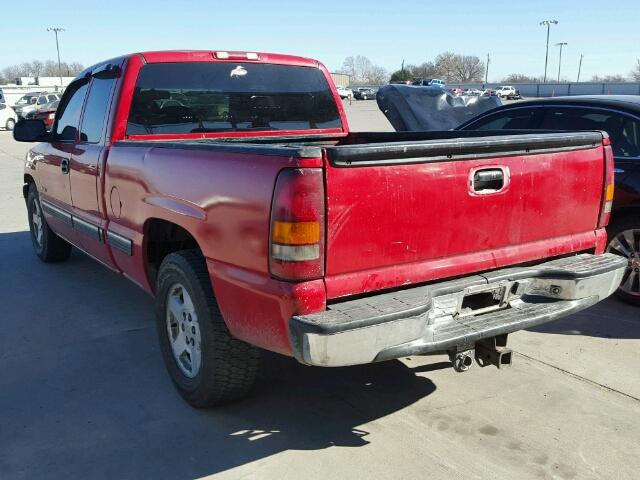 2GCEC19T621126256 - 2002 CHEVROLET SILVERADO RED photo 3