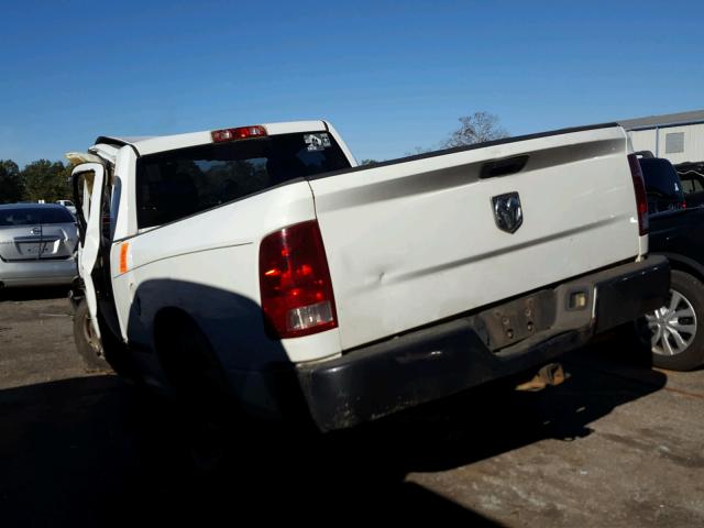 3D7JB1EK4AG107117 - 2010 DODGE RAM 1500 WHITE photo 3