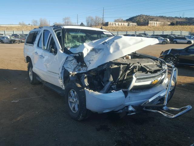 1GNSKJE71ER210194 - 2014 CHEVROLET SUBURBAN K WHITE photo 1