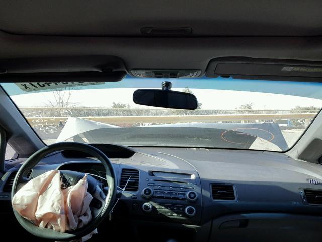 1HGFA16857L113477 - 2007 HONDA CIVIC EX GRAY photo 9