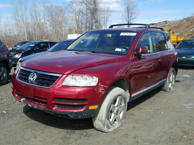 WVGZC67L34D001879 - 2004 VOLKSWAGEN TOUAREG 3. RED photo 2