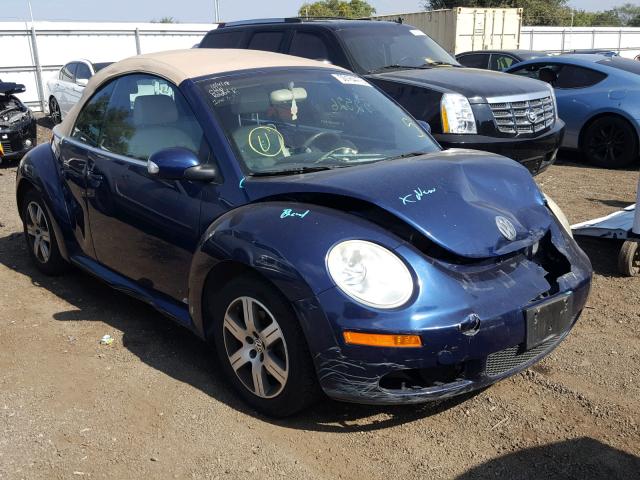 3VWRF31Y96M312543 - 2006 VOLKSWAGEN NEW BEETLE 蓝色 照片 1