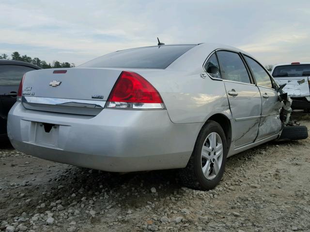 2G1WB58KX89262562 - 2008 CHEVROLET IMPALA LS SILVER photo 4