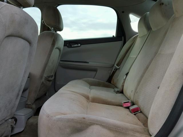 2G1WB58KX89262562 - 2008 CHEVROLET IMPALA LS Сріблястий фото 6