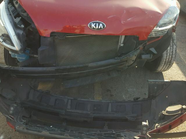 KNDJT2A59D7543720 - 2013 KIA SOUL RED photo 9