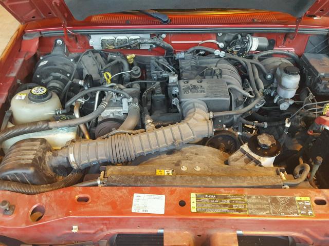 1FTYR14D29PA19102 - 2009 FORD RANGER SUP RED photo 7