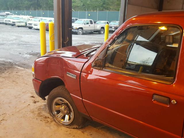 1FTYR14D29PA19102 - 2009 FORD RANGER SUP RED photo 9