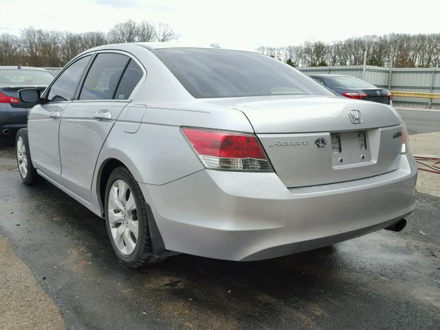 JHMCP26848C020763 - 2008 HONDA ACCORD EXL SILVER photo 3