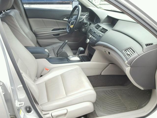 JHMCP26848C020763 - 2008 HONDA ACCORD EXL SILVER photo 5