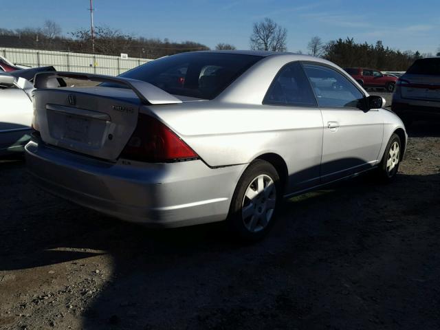 1HGEM22982L069443 - 2002 HONDA CIVIC EX 银色 照片 4