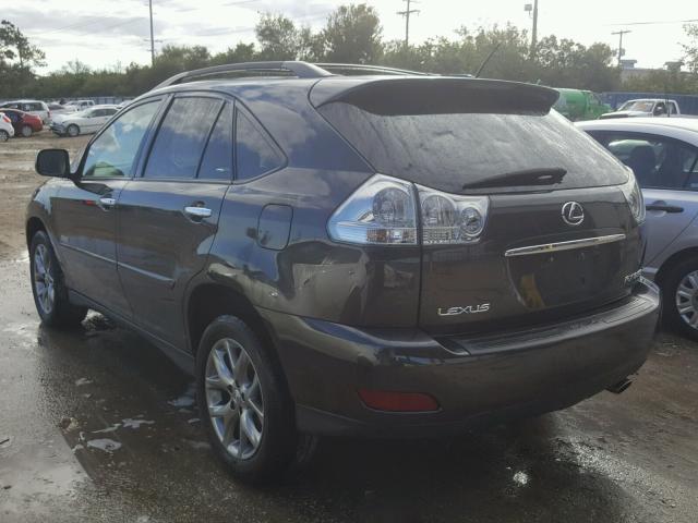 2T2GK31U89C079380 - 2009 LEXUS RX 350 CHARCOAL photo 3